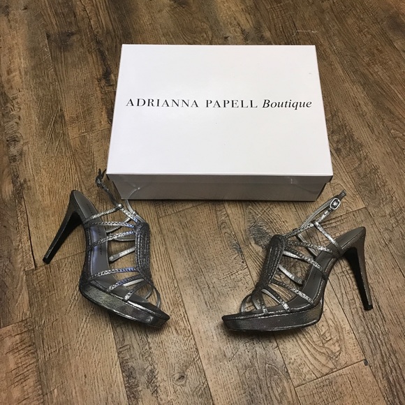 Adrianna Papell Shoes - Adrianna Papell Brandy Pewter Silver Sandals 8